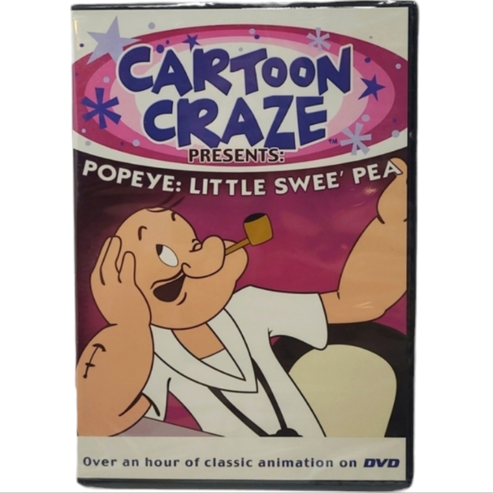 NEW SEALED DVD CARTOON CRAZE: POPEYE: LITTLE SWEE' PEA